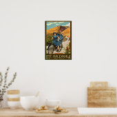 Haleakala Bicycle Rides Hawaii Poster (Keuken)