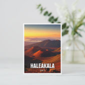 Haleakala Crater Maui Hawaii Reizen Briefkaart (Staand voorkant)