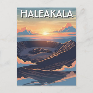 Haleakala Crater Maui Hawaii Travel Briefkaart