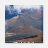 Haleakala Crater, Maui, Hawaii, VS. Magneet (Voorkant)
