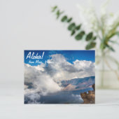 Haleakala Crater met regenboog op Maui, Hawaii Briefkaart (Staand voorkant)