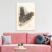 Haleakala, Hawaii Canvas Afdruk (Insitu (Woonkamer))