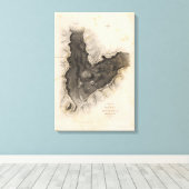 Haleakala, Hawaii Canvas Afdruk (Insitu (Houten vloer))