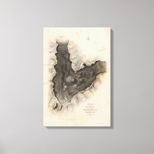 Haleakala, Hawaii Canvas Afdruk (Voorkant)