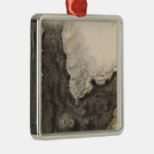 Haleakala, Hawaii Metalen Ornament (Rechts)