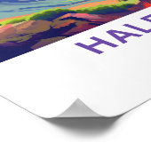 Haleakala Hawaii Reisprint Poster (Hoek)