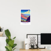 Haleakala Hawaii Reisprint Poster (Thuiskantoor)