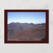 Haleakala, het Briefkaart van Maui (Voorkant)