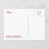 " HALEAKALA IN DE KLEUTEN " BRIEFKAART (Achterkant)