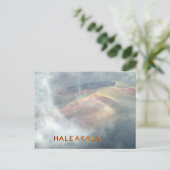 " HALEAKALA IN DE KLEUTEN " BRIEFKAART (Staand voorkant)