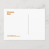 "HALEAKALA IN THE CLOUDS"-BRIEFKAART BRIEFKAART (Achterkant)