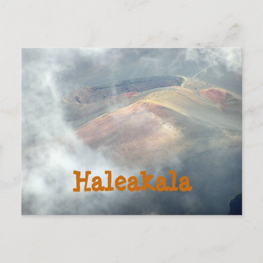 "HALEAKALA IN THE CLOUDS"-BRIEFKAART BRIEFKAART (Voorkant)