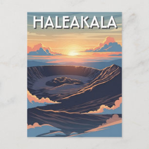 Haleakala Krater Maui Hawaii Reis Briefkaart