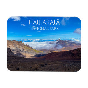Haleakala-krater, top, Haleakala National Park Magneet