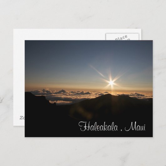 Haleakala Maui Briefkaart (Voorkant / Achterkant)