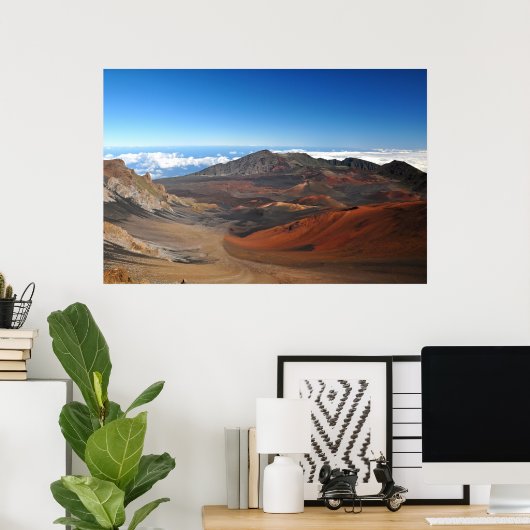 Haleakala Mountains Poster (Thuiskantoor)
