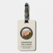 Haleakala National Park Bagagelabel (Achterkant verticaal)