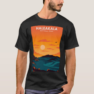 Haleakala National Park Hawaii reisposter T-shirt