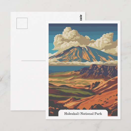 Haleakalā National Park, Hawaii, Verenigde Staten Briefkaart (Voorkant / Achterkant)