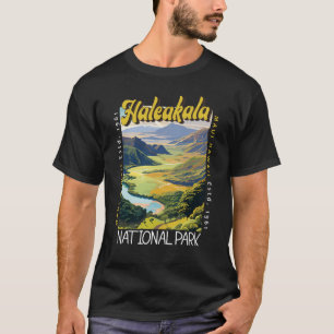 Haleakala National Park Illustratie noodlijdend T-shirt