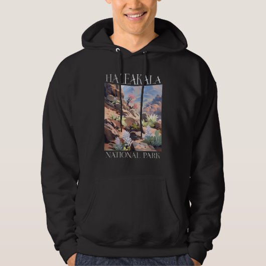 Haleakala National Park Maui Hawaii Nature Hiking  Hoodie (Voorkant)