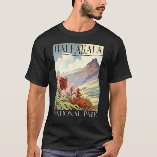 Haleakala National Park Maui Hawaii Nature Hiking T-shirt (Voorkant)