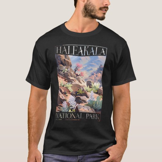 Haleakala National Park Maui Hawaii Nature Hiking T-shirt (Voorkant)