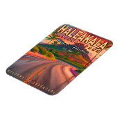 Haleakala National Park Maui Road Volcano Vintage Magneet (Linkerzijde)