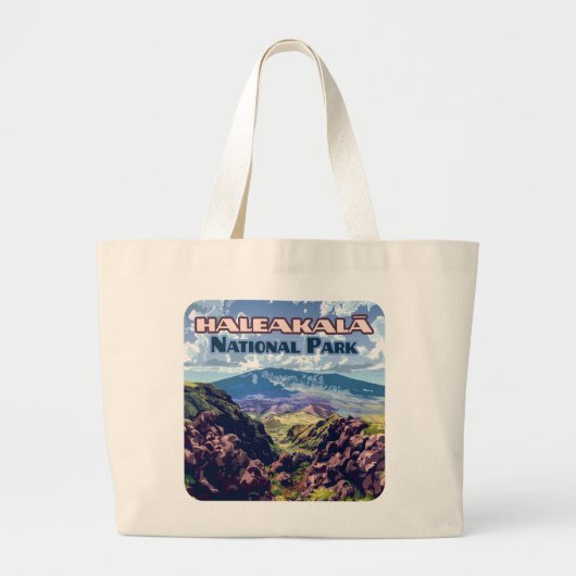 Haleakala National Park Maui Volcano Hawaii Grote Tote Bag (Voorkant)
