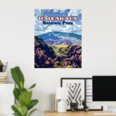 Haleakala National Park Maui Volcano Hawaii Poster (Thuiskantoor)