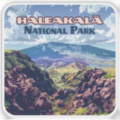 Haleakala National Park Maui Volcano Hawaii Sticker (Voorkant)