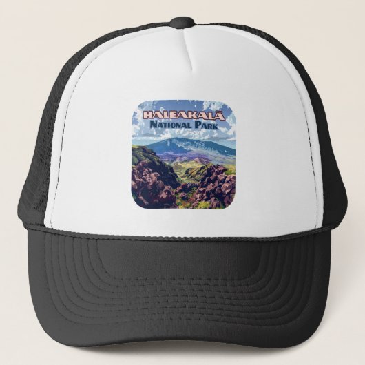 Haleakala National Park Maui Volcano Hawaii Trucker Pet (Voorkant)