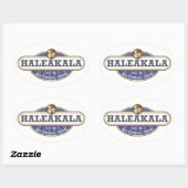 Haleakala National Park Ovale Sticker (Vel)