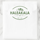 Haleakala National Park Ovale Sticker (Tas)