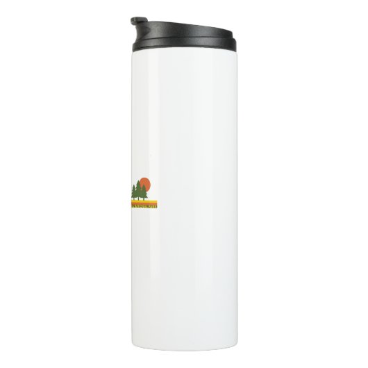 Haleakala National Park Pine Trees Sun Thermosbeker (Geroteerd rechts)