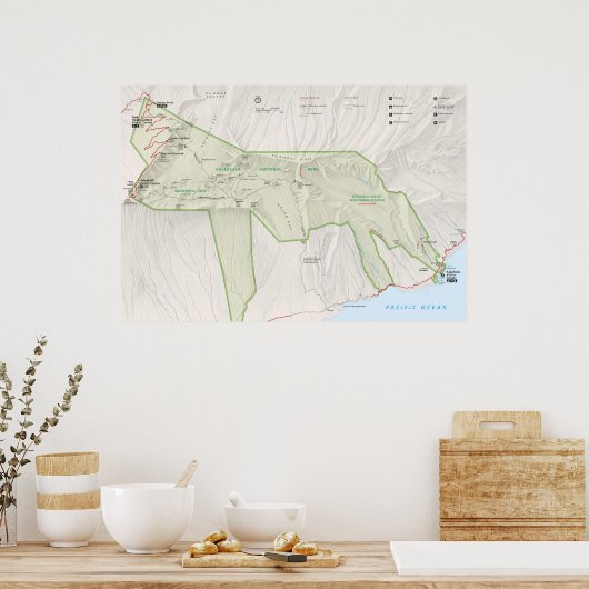 Haleakala National Park Poster (Keuken)