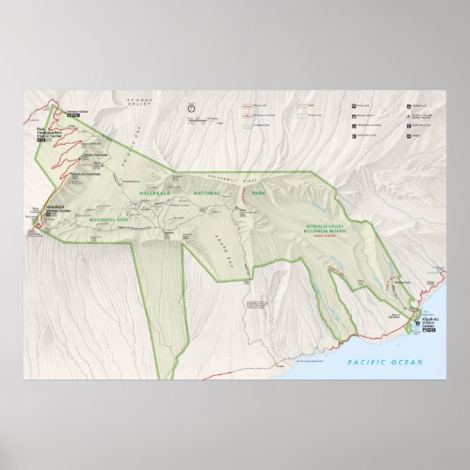 Haleakala National Park Poster (Voorkant)