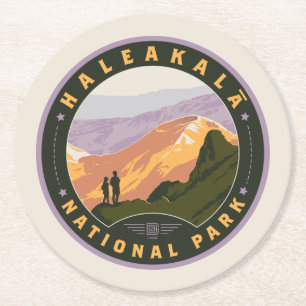 Haleakala National Park Ronde Kartonnen Onderzetter