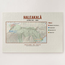 Haleakalā National Park Wandelkaart Puzzel
