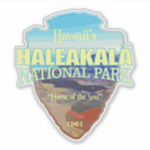 Haleakala NP (pijlpunt) Sticker (Voorkant)