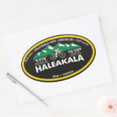 HALEAKALA- PAIA, HI -"OVAAL" OVALE STICKER (Envelop)