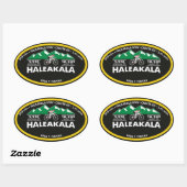 HALEAKALA- PAIA, HI -"OVAAL" OVALE STICKER (Vel)