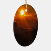 Haleakala Sunrise in Hawaii Keramisch Ornament (Rechts)