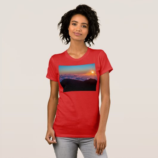 Haleakala Sunrise Maui Hawaii T-shirt (Voorkant volledig)