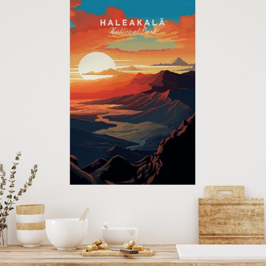 Haleakala Sunrise Poster (Keuken)