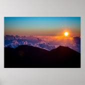 Haleakala Sunrise Poster foto op Maui (Voorkant)