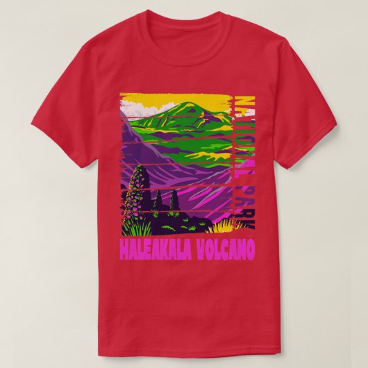 Haleakala Volcano National Park T-shirt (Design voorkant)