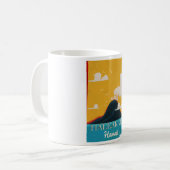 Haleakalā vulcano Hawaii reisposter Koffiemok (Voorkant links)