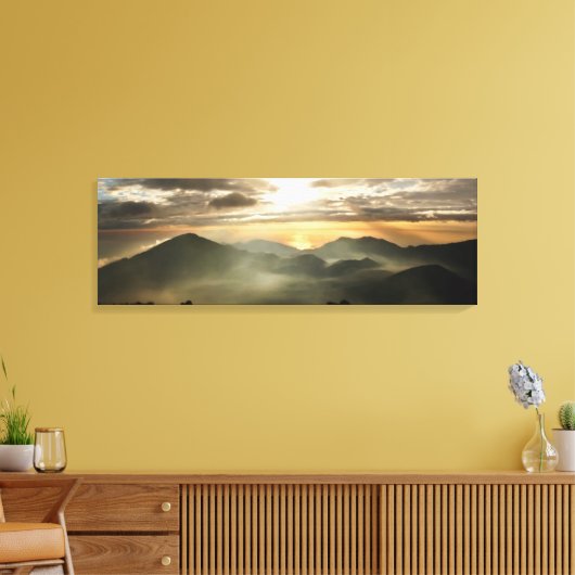 Haleakala zonsopgang canvas afdruk (Insitu (Woonkamer))