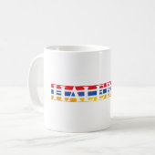 Halebtzii koffiemok (Voorkant links)